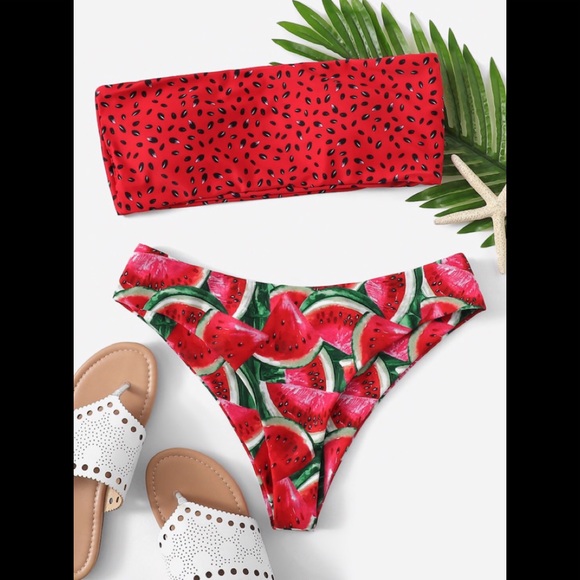 Other - Watermelon bandeau bikini